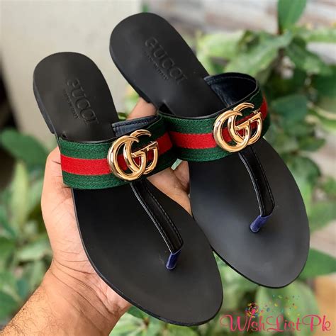 gucci logo slippers|types of gucci slippers.